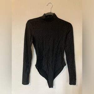 Long Sleeve Body Suit Forever 21 Glitter